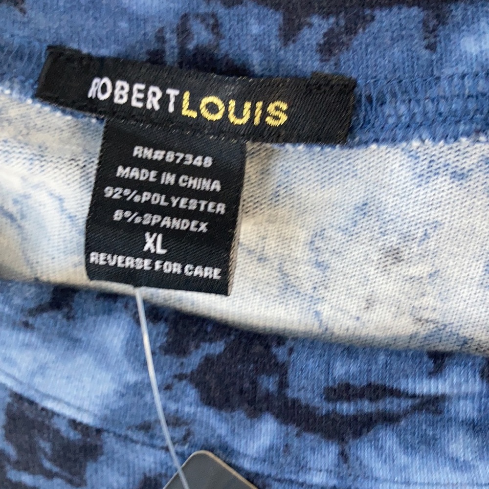 Robert Louis top & pant 2 pc set tie dye print casual size XL - Picture 15 of 17